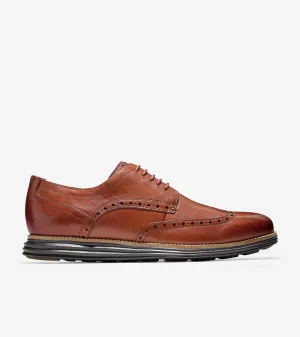 Cole Haan Men's ØriginalGrand Wingtip Oxford Woodbury Leather Java C26472