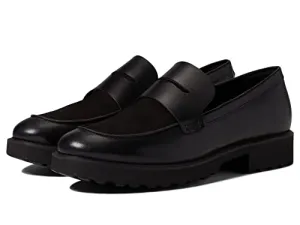Cole Haan Newburg Lug Loafer Black Leather 7.5 B (M)