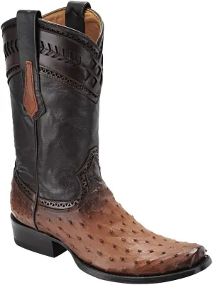 Cuadra Full Quill Ostrich Western Boots 1J30A1