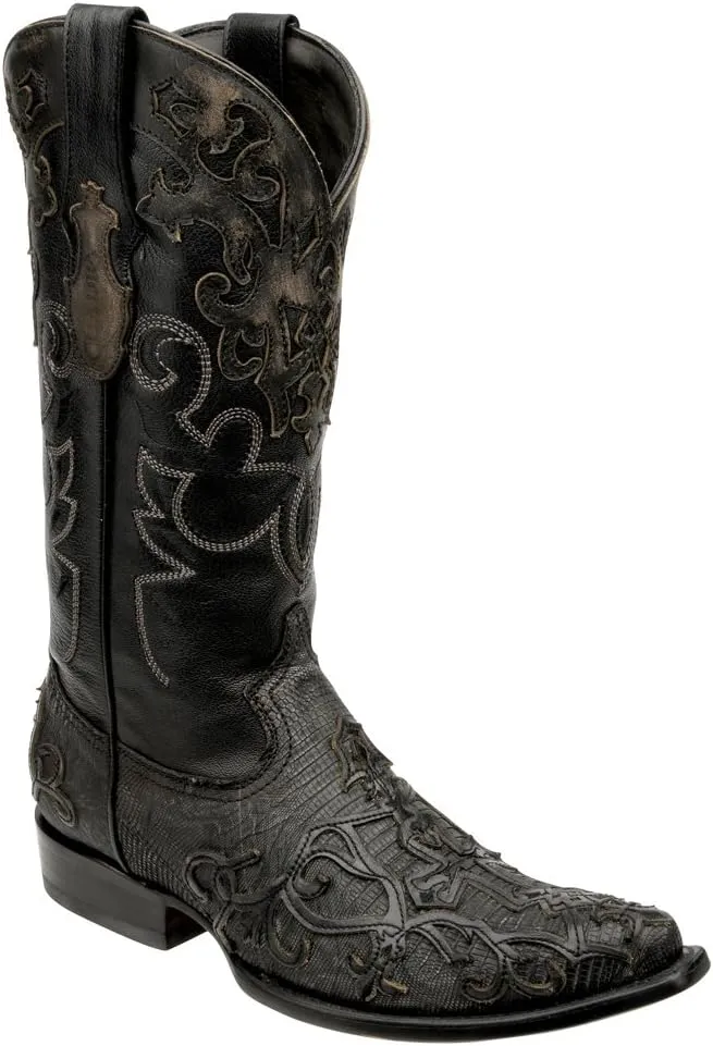 Cuadra Lizard Urban Western Boots 2B07LT (9 D(M) US, Dusty Gray)