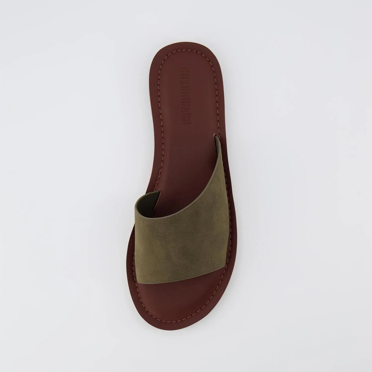 CUSHIONAIRE Women's Carly slide Sandal with Memory Foam