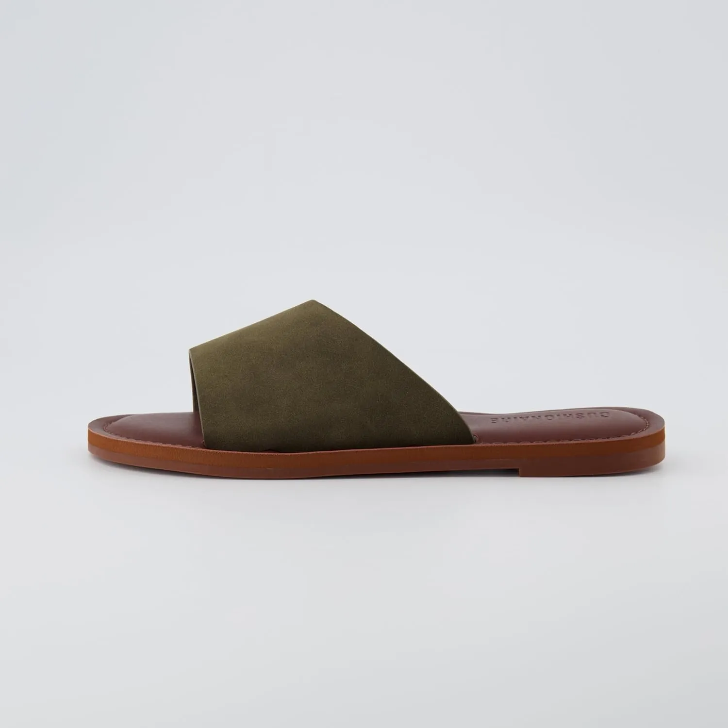 CUSHIONAIRE Women's Carly slide Sandal with Memory Foam