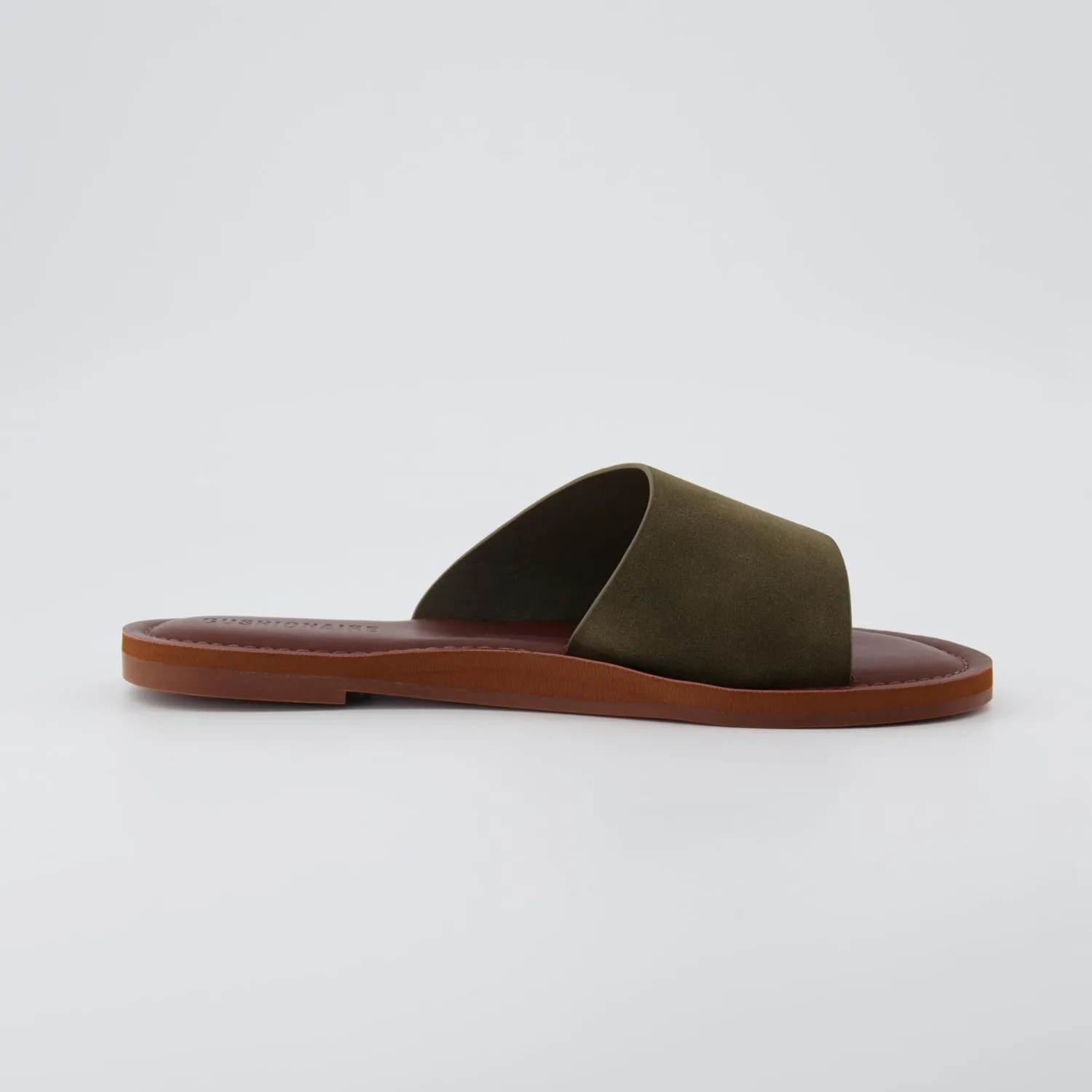 CUSHIONAIRE Women's Carly slide Sandal with Memory Foam