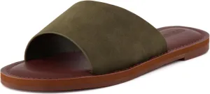 CUSHIONAIRE Women's Carly slide Sandal with Memory Foam