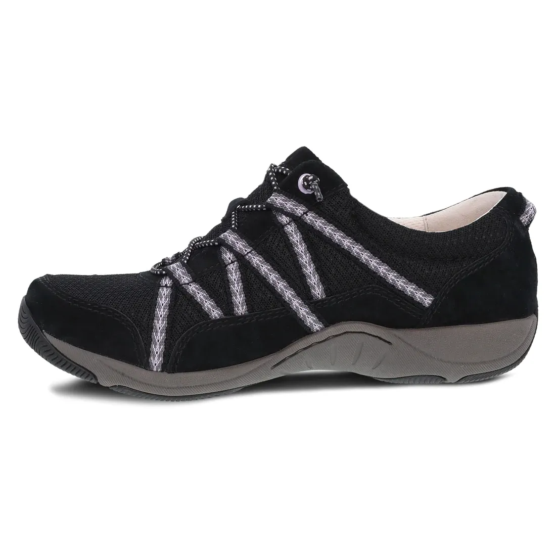 Dansko Women's Harlyn Black Suede Sneaker 4854100285