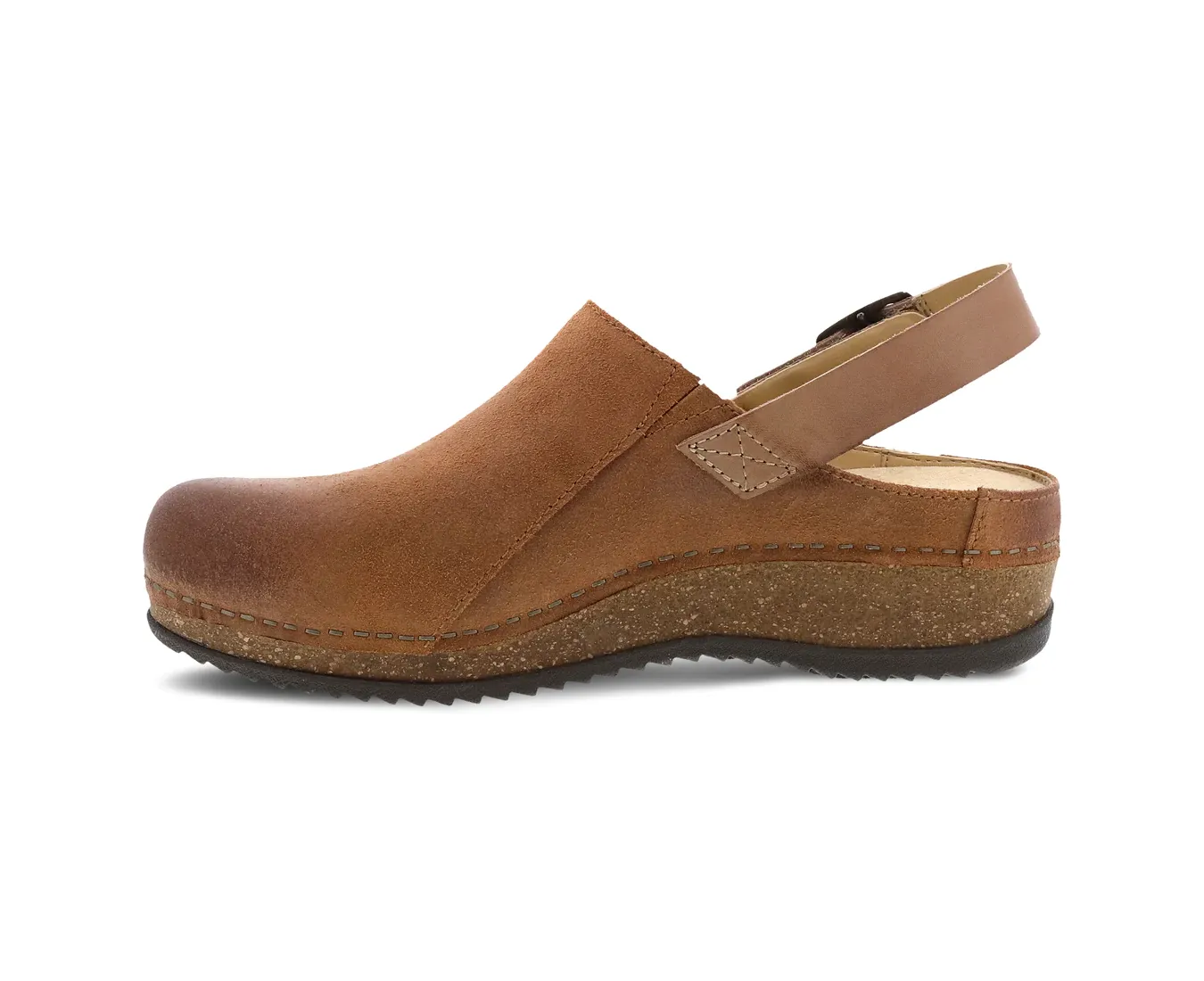 Dansko Women's Merrin Tan Burnished Suede Mule 9605375300