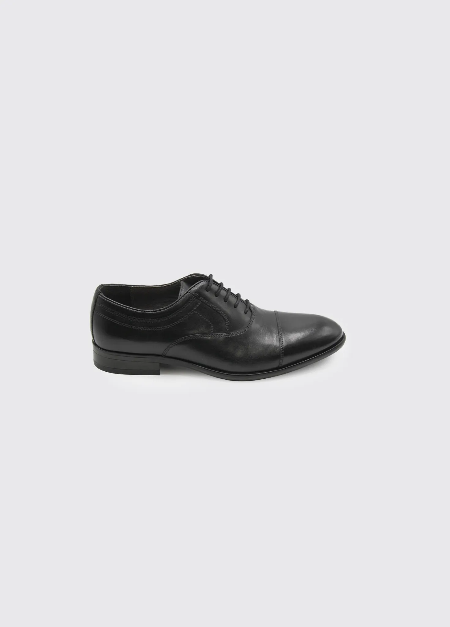 Darly Laced Oxford Style Shoe - Black