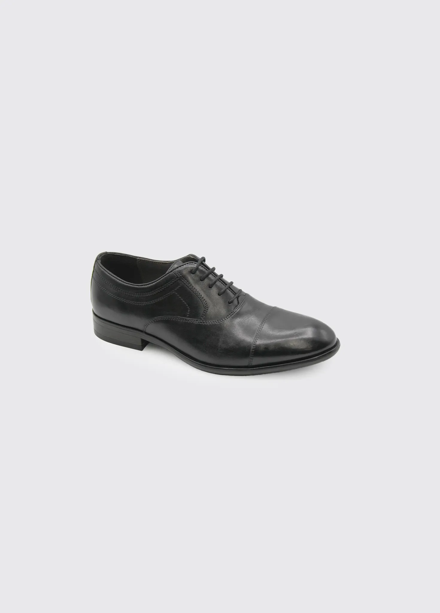 Darly Laced Oxford Style Shoe - Black