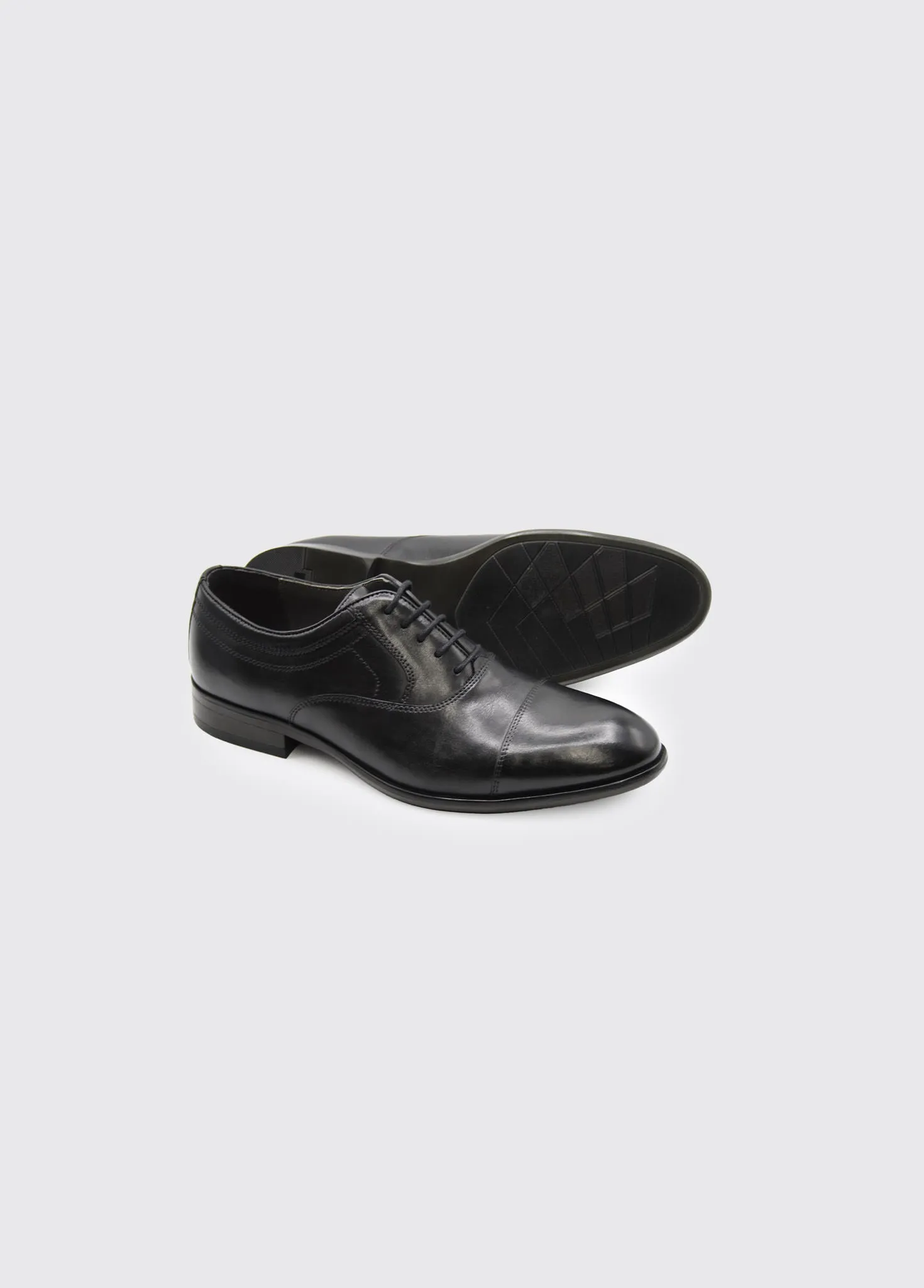 Darly Laced Oxford Style Shoe - Black