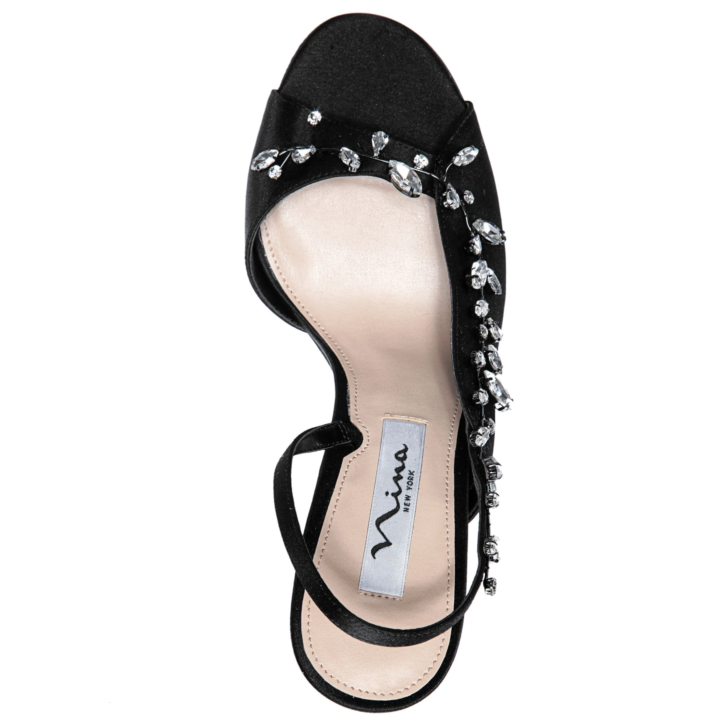 DEANNE-BLACK SATIN