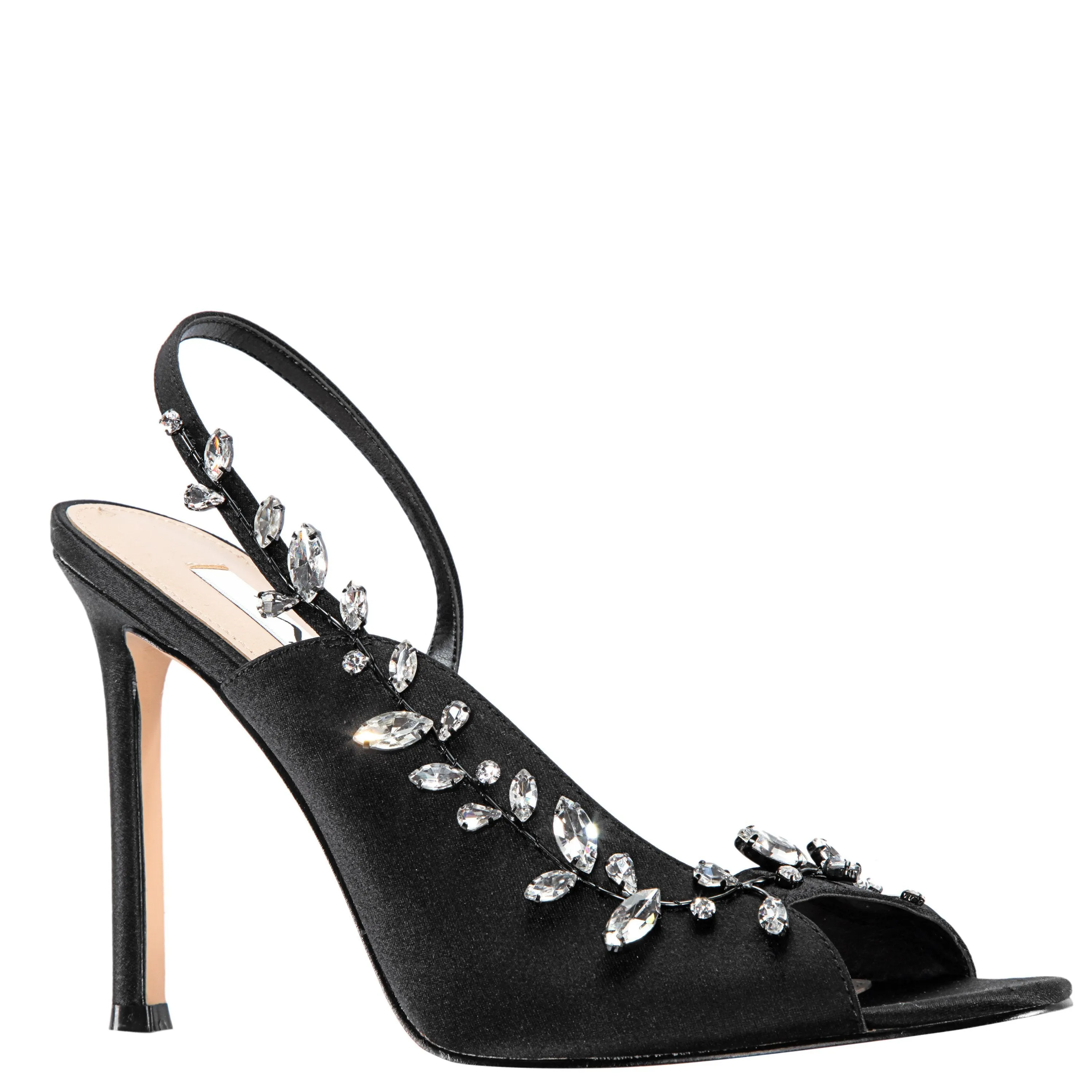 DEANNE-BLACK SATIN