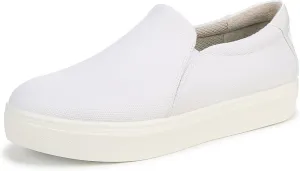 Dr. Scholl's Womens Madison Cloud Sneaker White Fabric 9.5 M