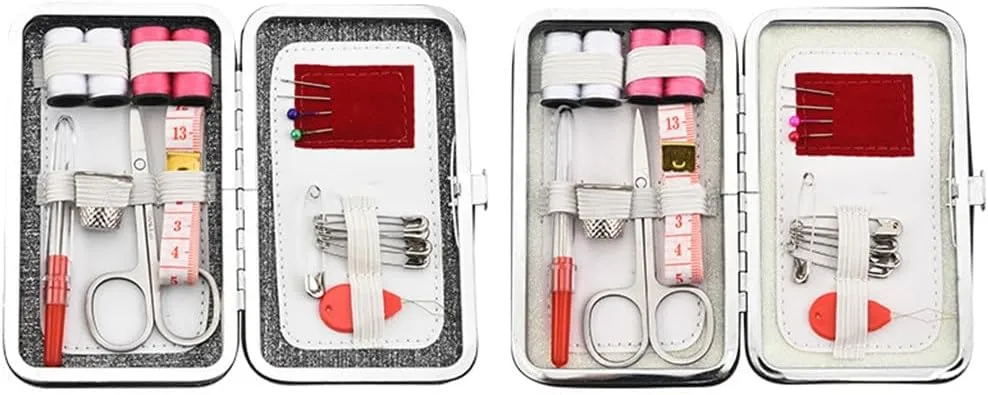 durewbsw Portable Home Sewing Bag Multifunctional Travel Sewing Kit 18 Pieces Sewing Repair Kit