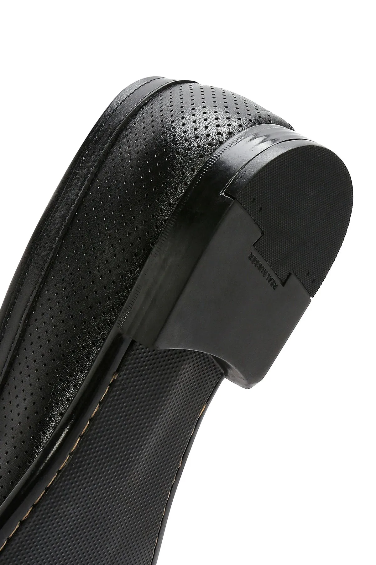 Erkek Siyah Deri Klasik Loafer