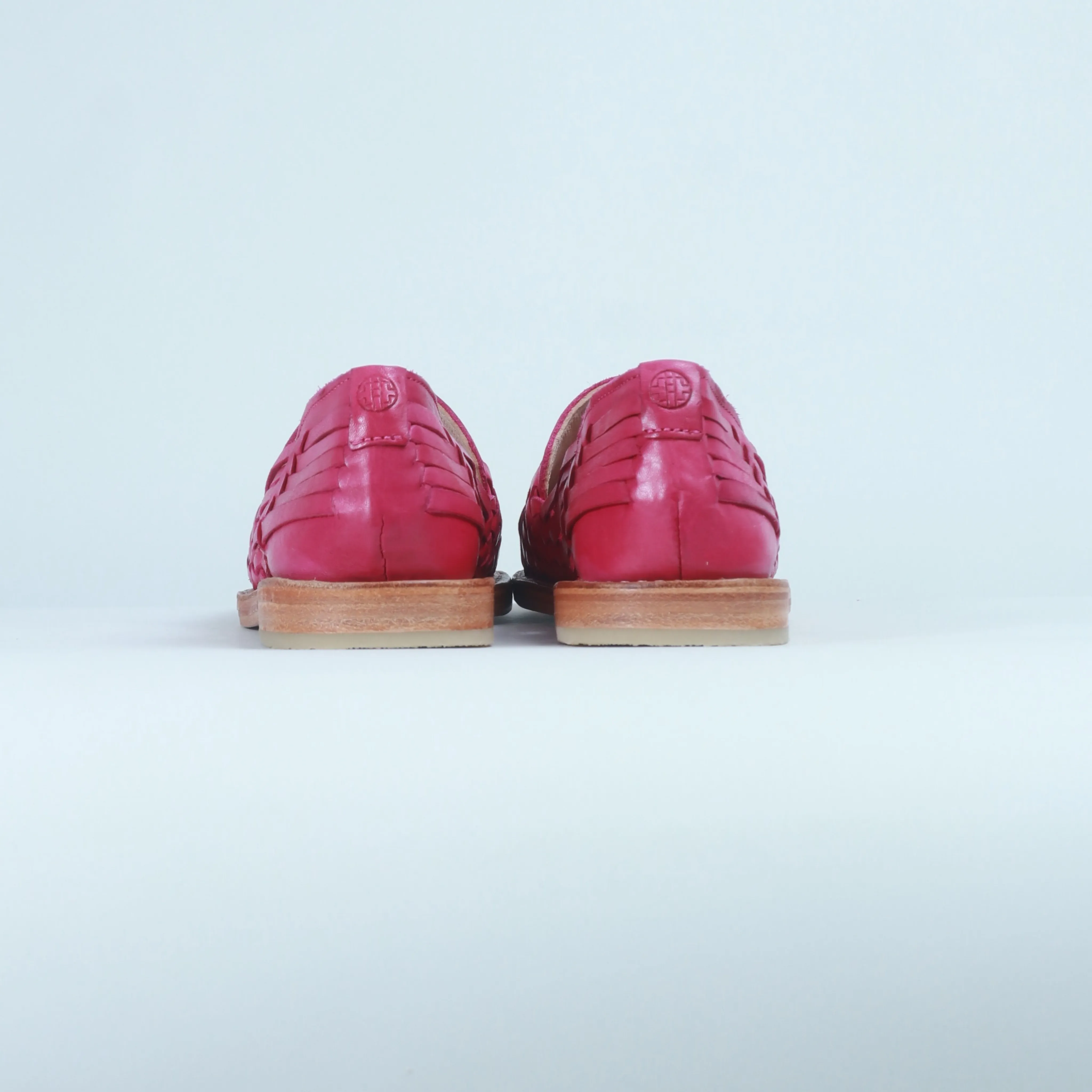 Fuchsia Pink Leather Isabel Loafer