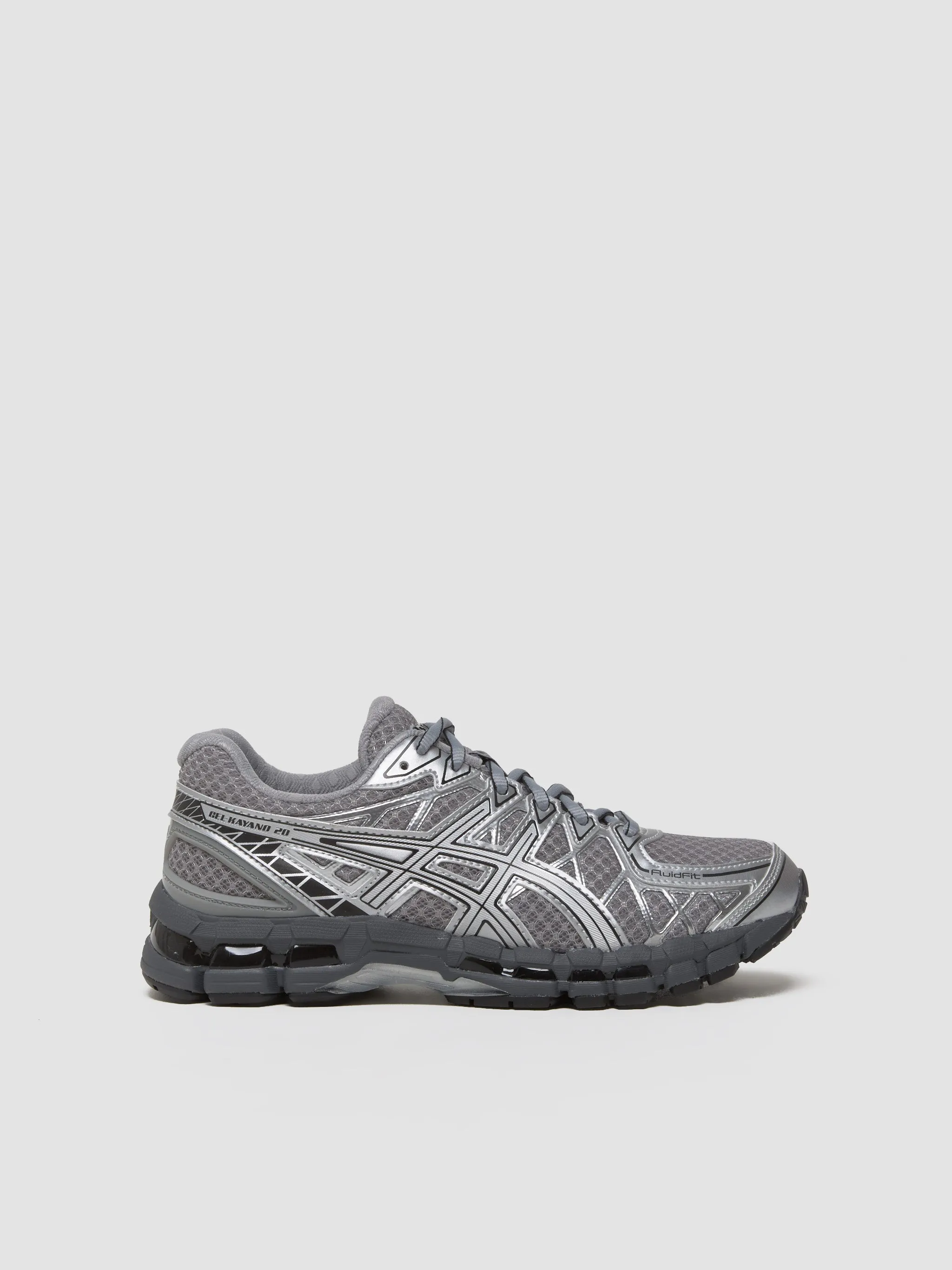 GEL-KAYANO 20 Sneaker in Gravel & Pure Silver