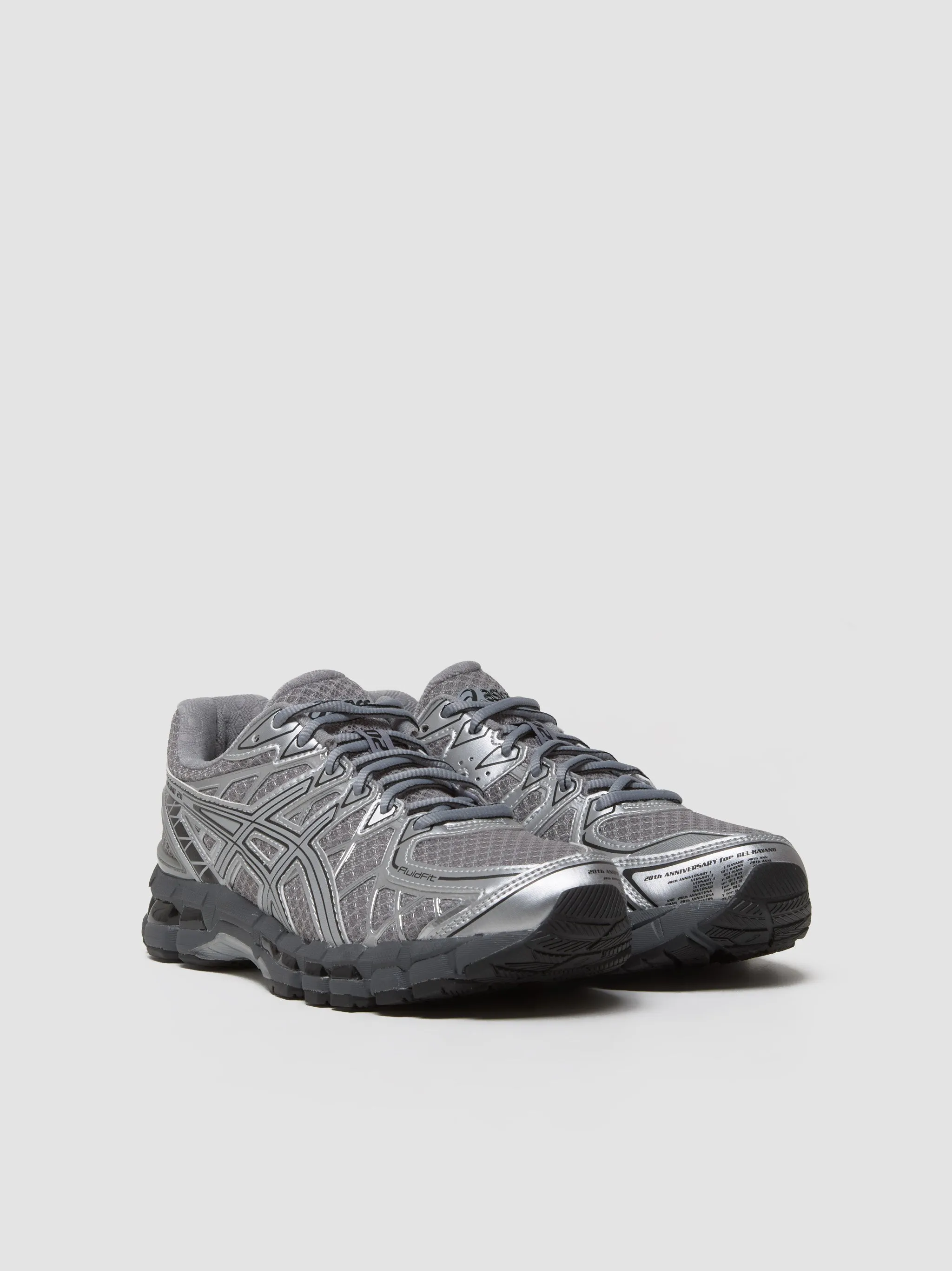 GEL-KAYANO 20 Sneaker in Gravel & Pure Silver