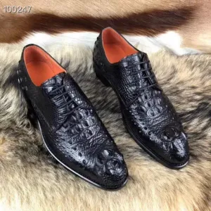 GENUINE CROCODILE OXFORD LACE UPS