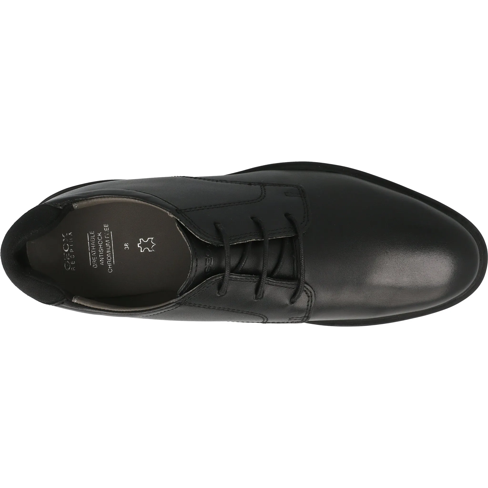 Geox Zheeno Black Boys' Oxford Shoes