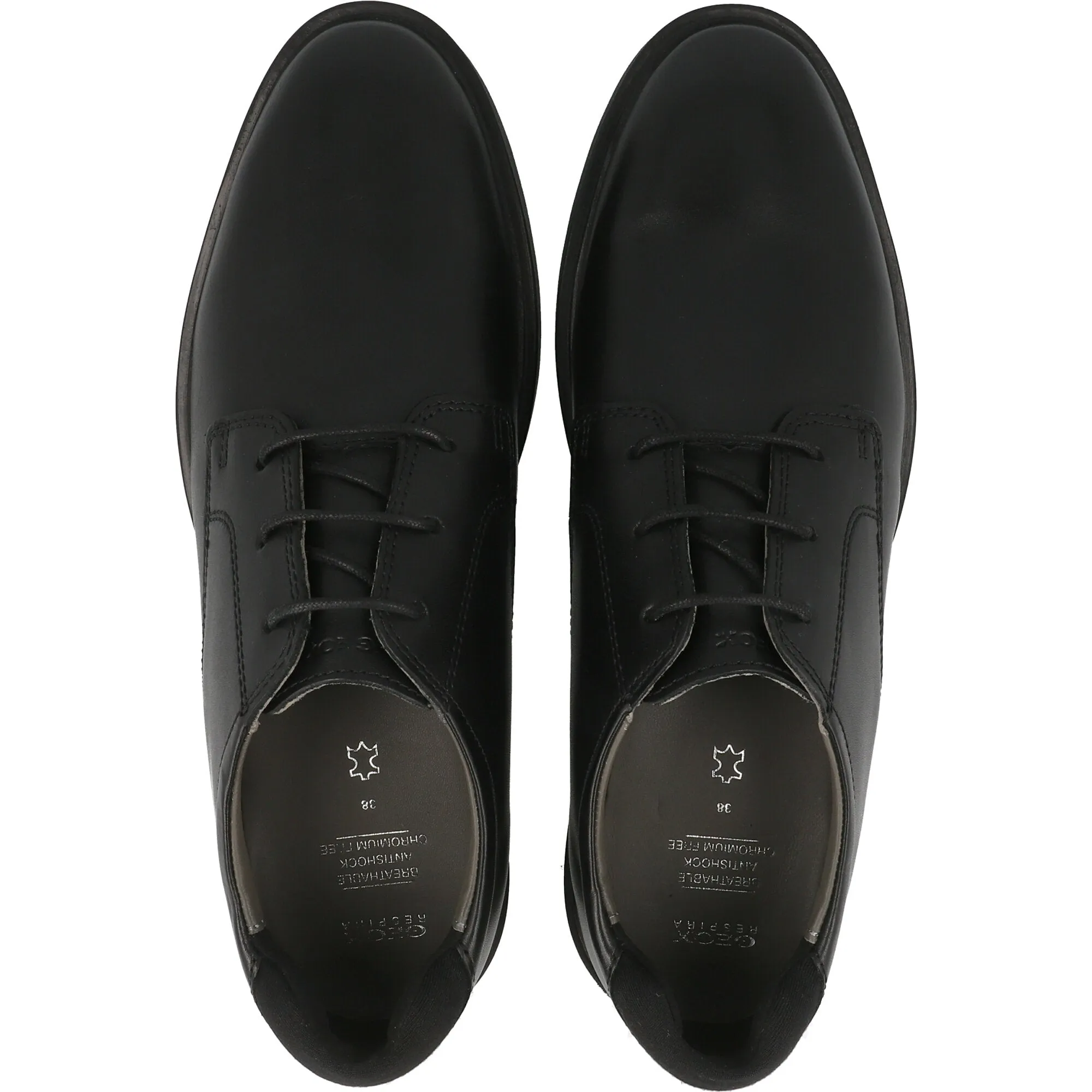 Geox Zheeno Black Boys' Oxford Shoes