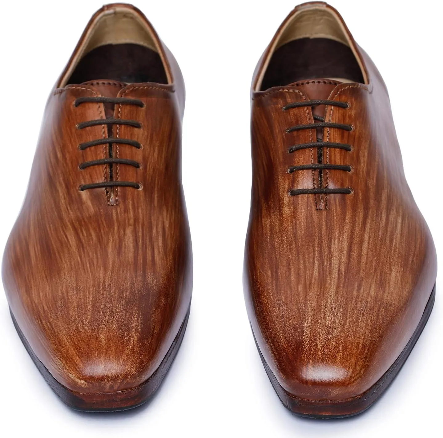 Handcrafted Wholecut Oxford Men's Genuine Leather Lace Up Dress Shoes