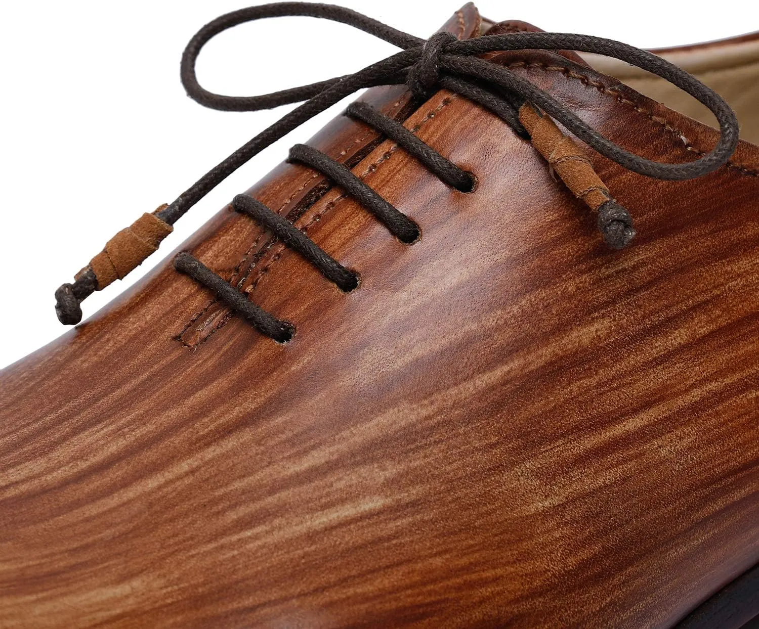 Handcrafted Wholecut Oxford Men's Genuine Leather Lace Up Dress Shoes