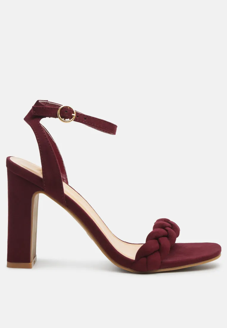 High Block Heeled Dress Shoe