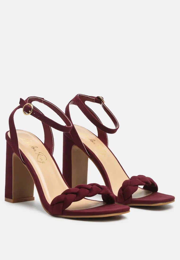 High Block Heeled Dress Shoe