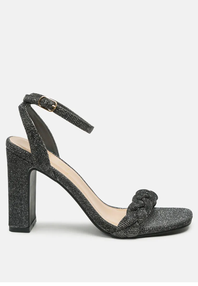 High Block Heeled Dress Shoe