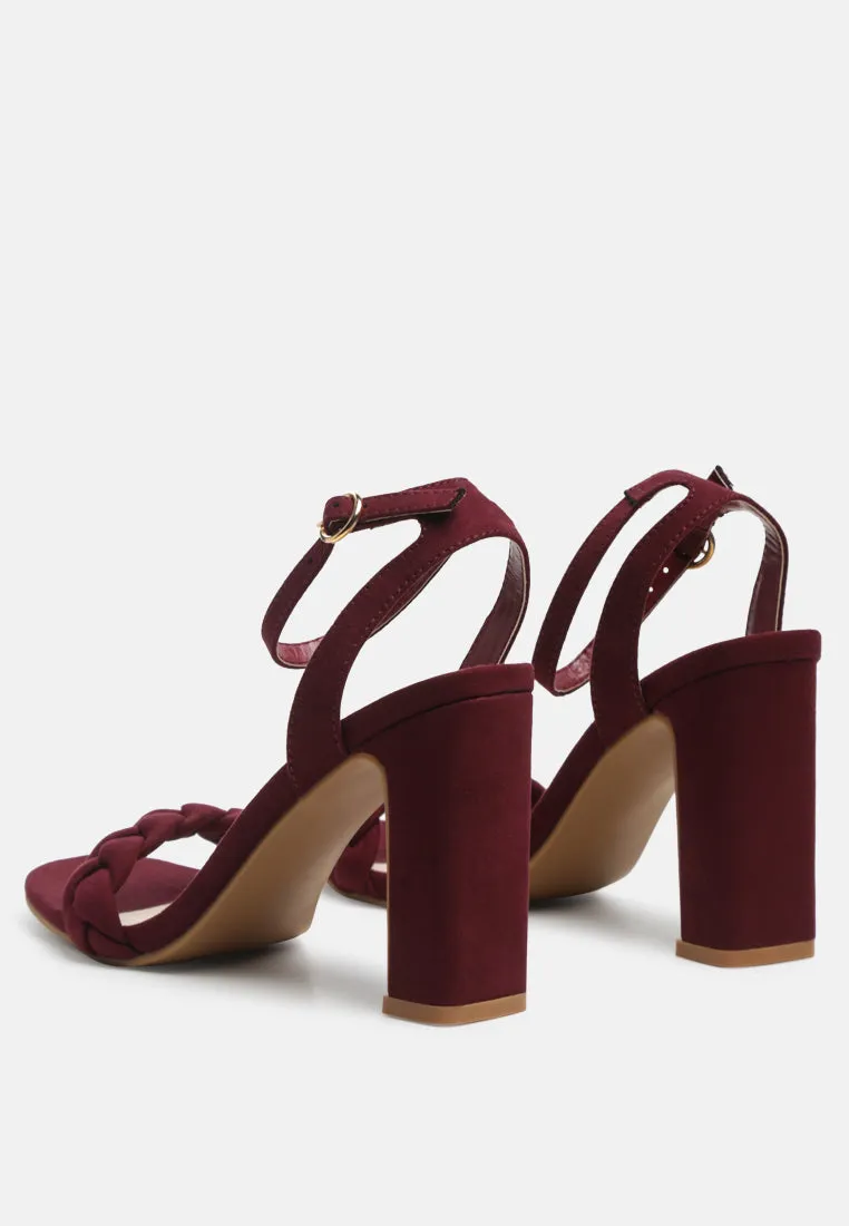 High Block Heeled Dress Shoe