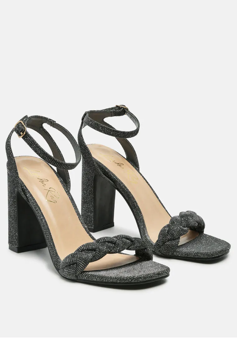 High Block Heeled Dress Shoe