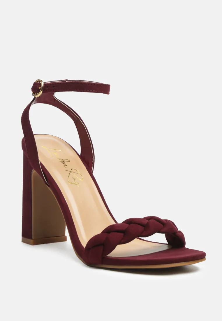 High Block Heeled Dress Shoe