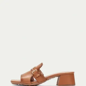 Hispanitas Tan Block Heel Mule|HV254069C