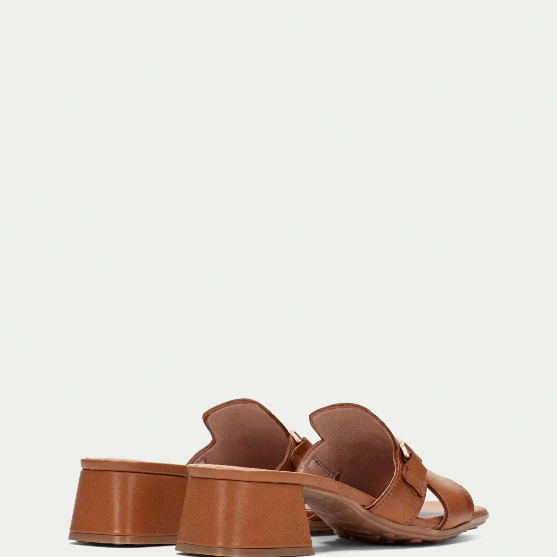 Hispanitas Tan Block Heel Mule|HV254069C