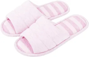 House Slippers for Women Wide Width Soft Cotton Slippers Thick Soled Comfortable Indoor Slipper Slip On Slides Breathable Memory Foam Lounge Shoes