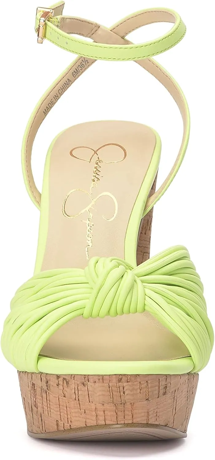 Jessica Simpson Womens Block Heel Ankle Strap