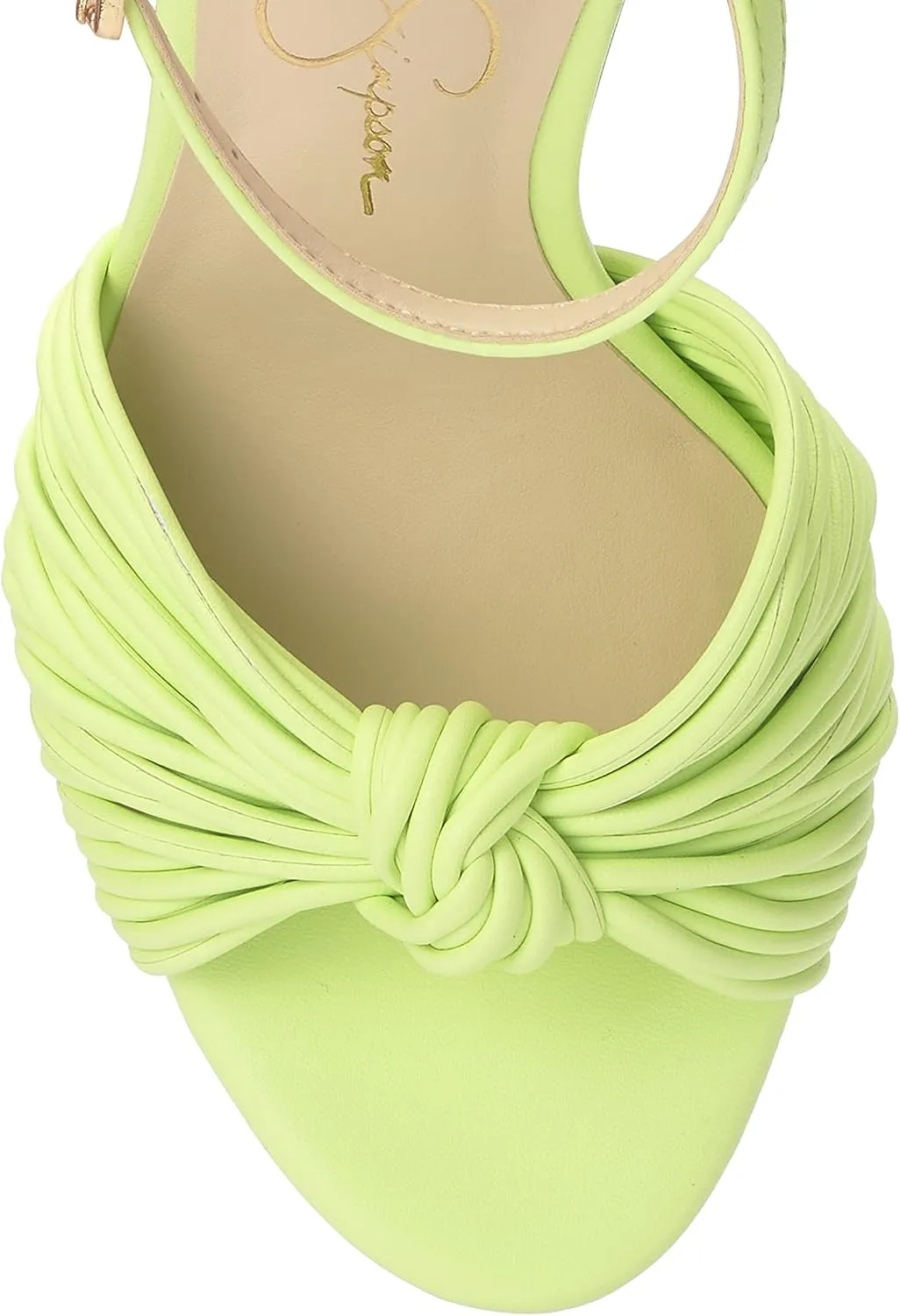 Jessica Simpson Womens Block Heel Ankle Strap