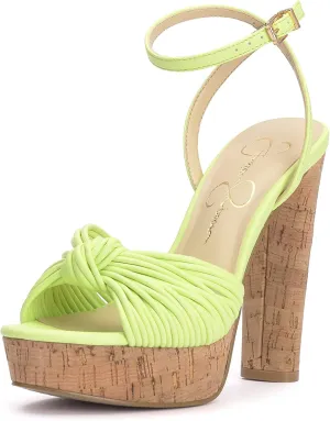 Jessica Simpson Womens Block Heel Ankle Strap
