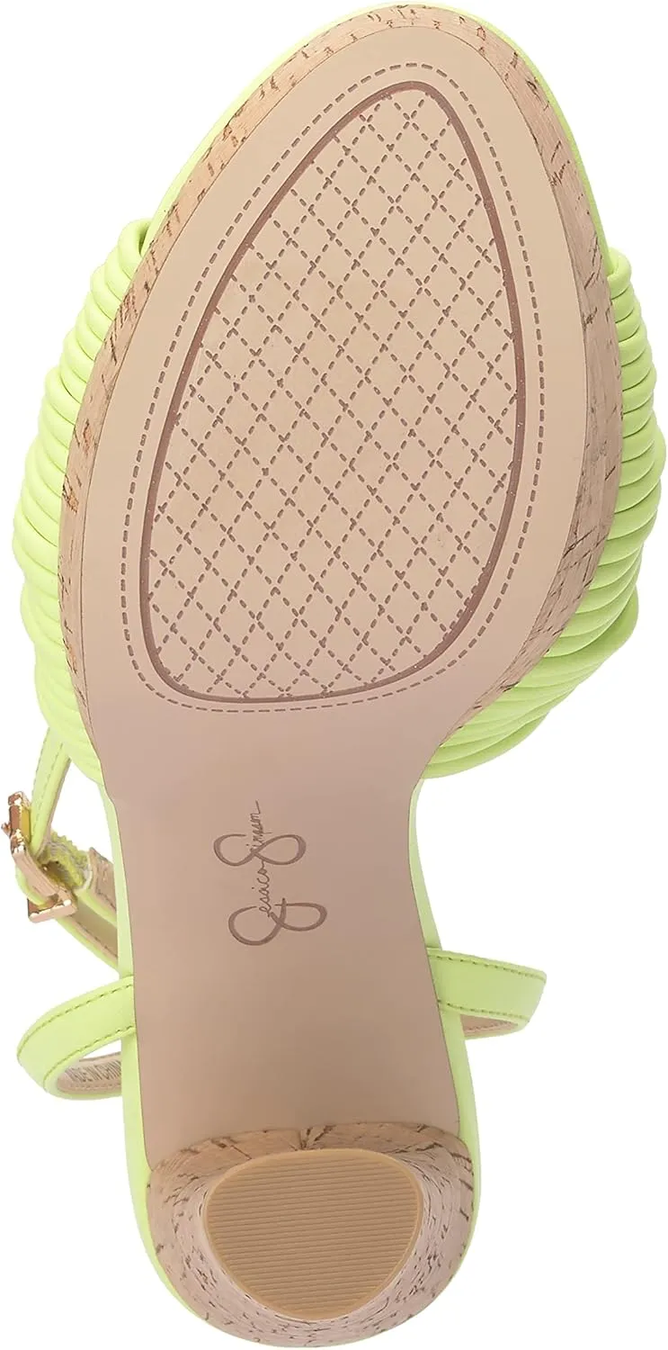 Jessica Simpson Womens Block Heel Ankle Strap