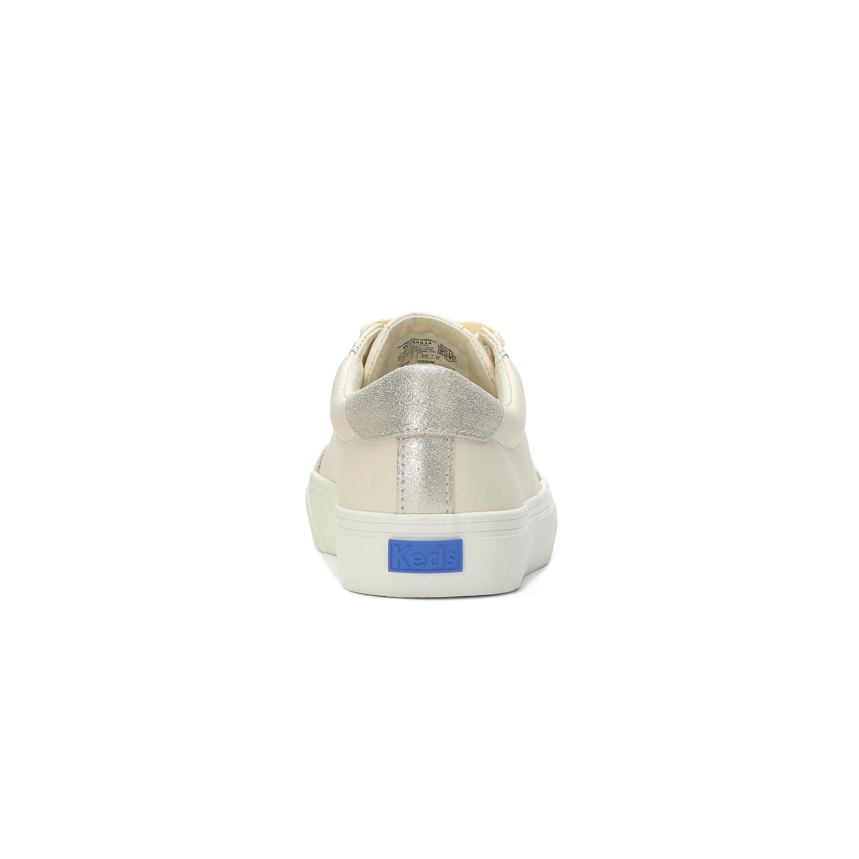 Jump Kick T-Toe Leather Egret/Glitter