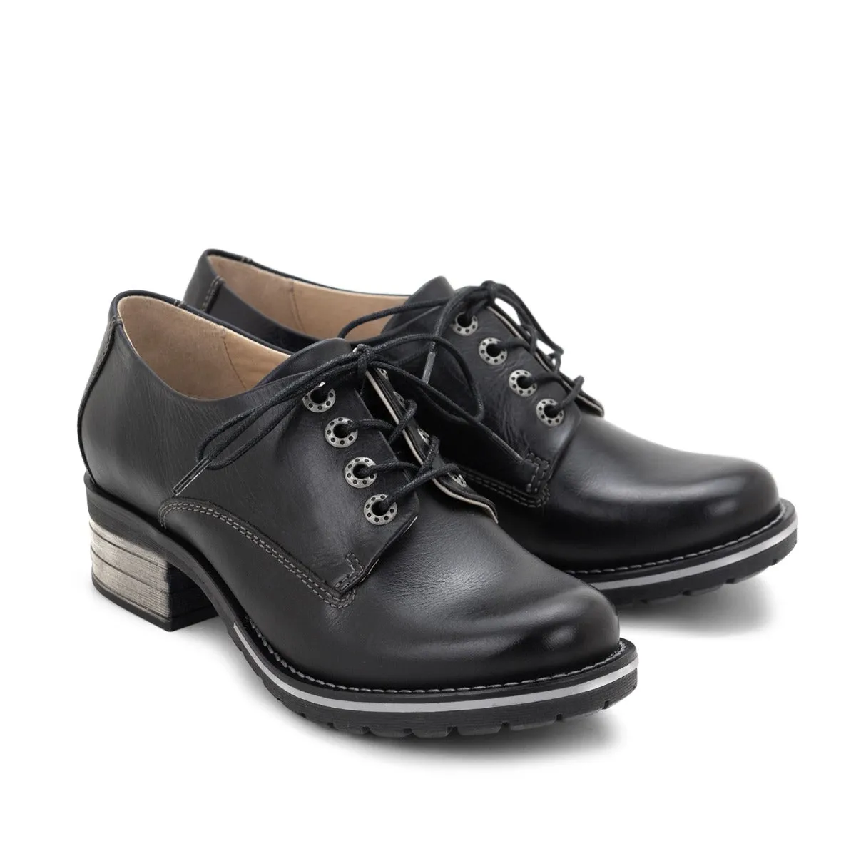 Kaley Lace-Up  Leather Shoes
