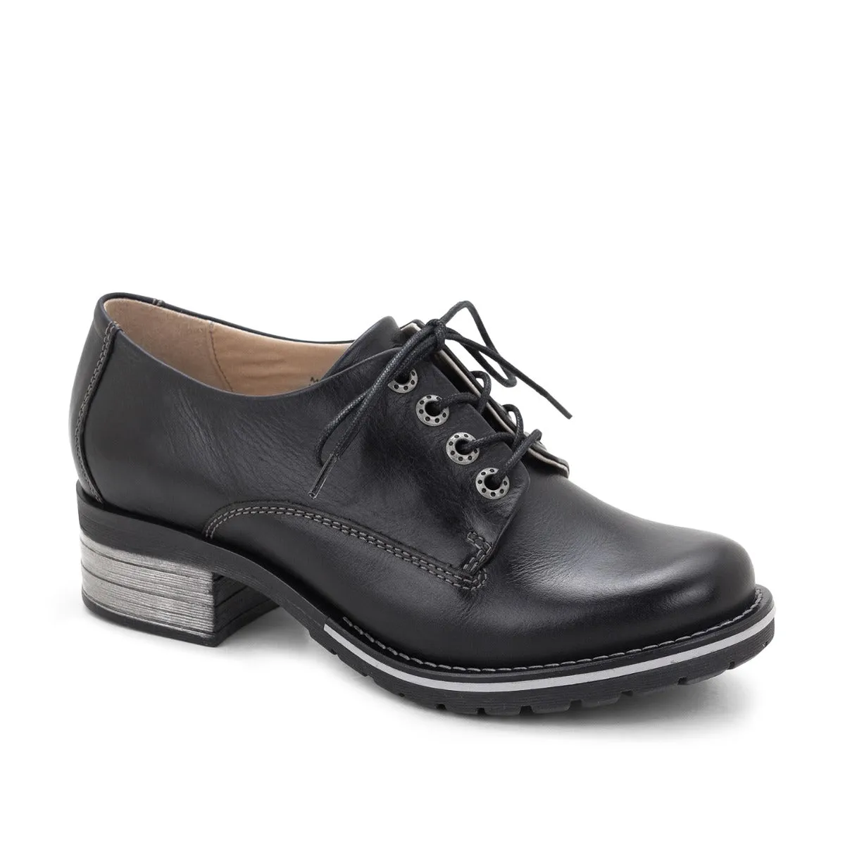 Kaley Lace-Up  Leather Shoes