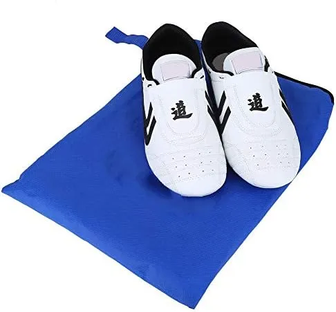 Keenso Taekwondo Shoes,for Sport Boxing Kung fu Taichi,Martial Arts Sneaker,Lightweight Shoes for Men and Women with Blue Storage Bag