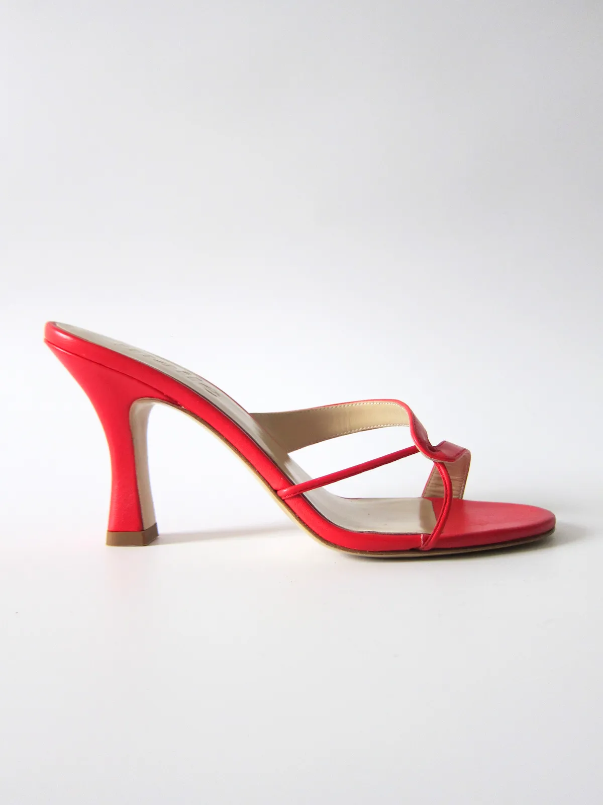 kitty red heeled sandal