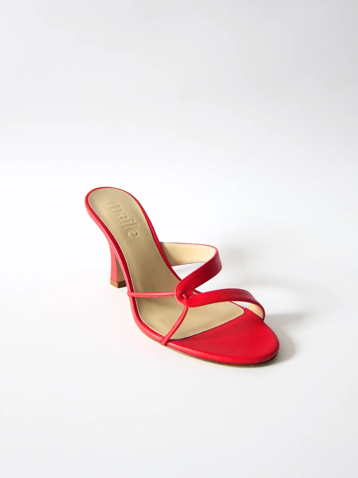 kitty red heeled sandal