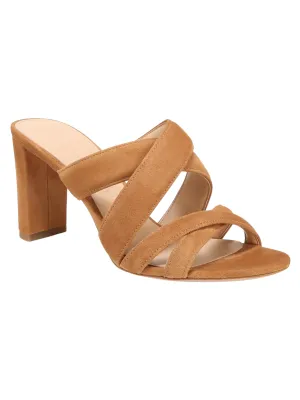 Latte Ginny Suede Mule