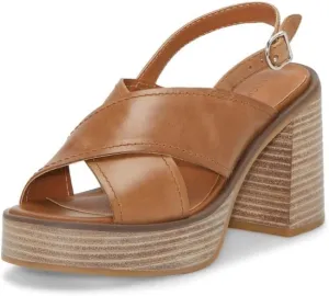 Lucky Brand Women's Delmie Backstrap High Heel Sandal Heeled