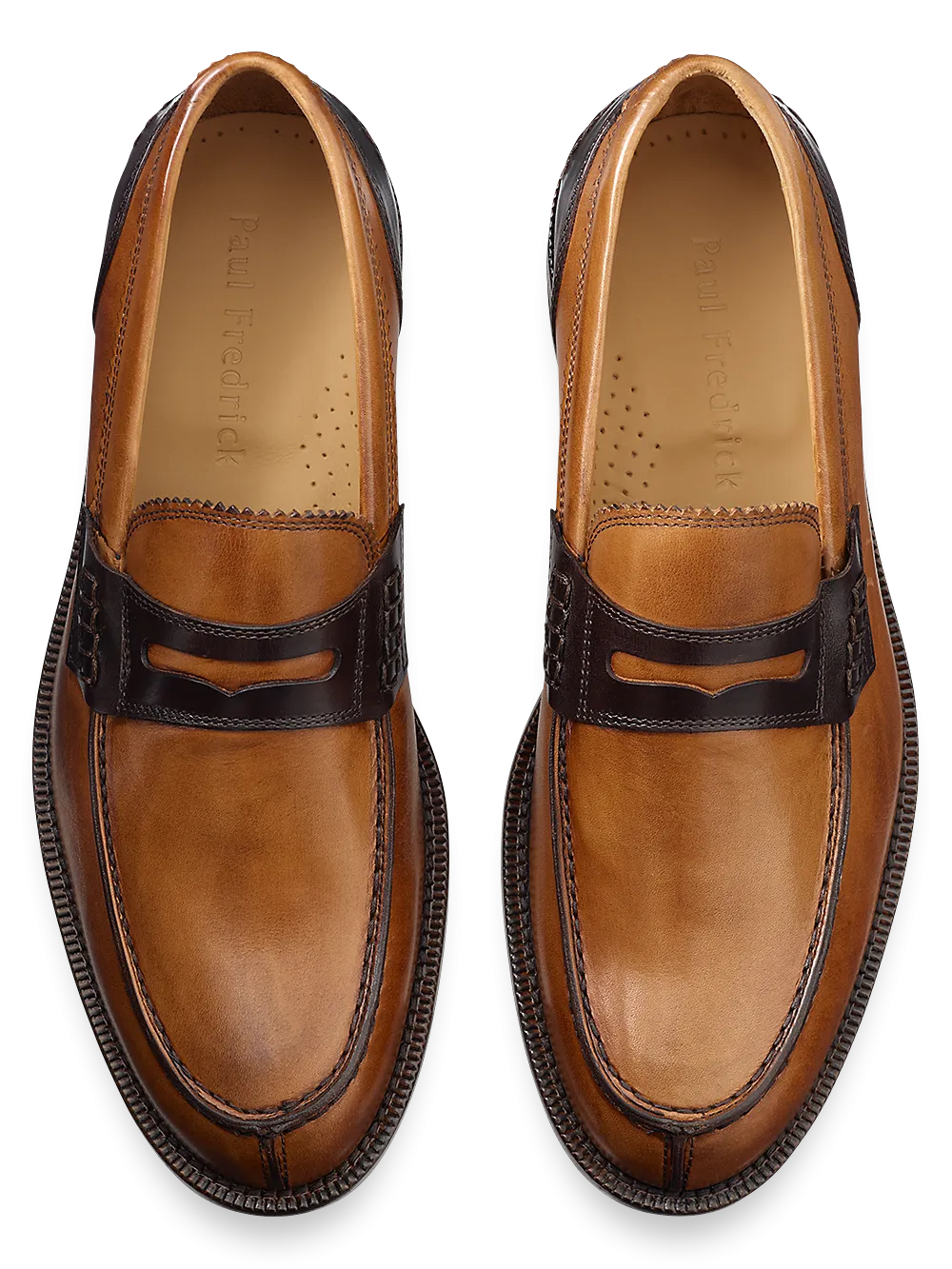 Maddox Penny Loafer - Tan/brown