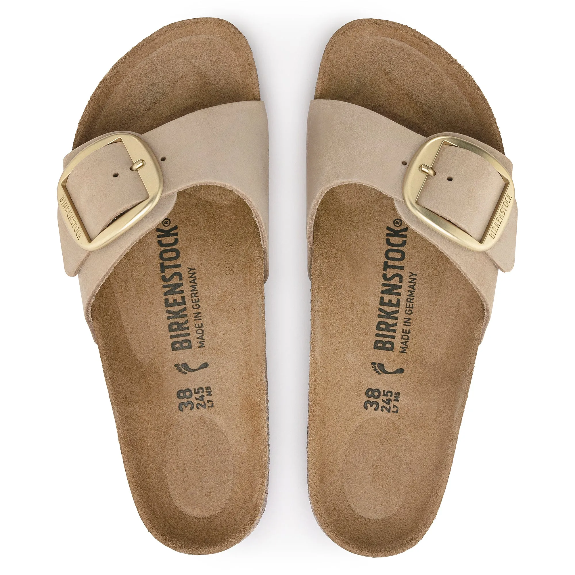 MADRID BIG BUCKLE - SANDCASTLE - NUBUCK