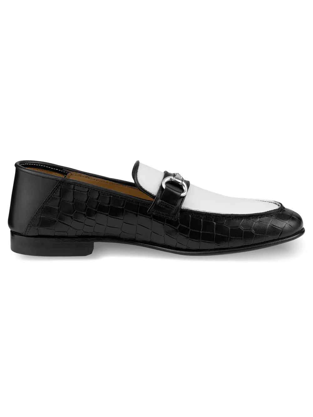 Marcus Bit Loafer - Black/white